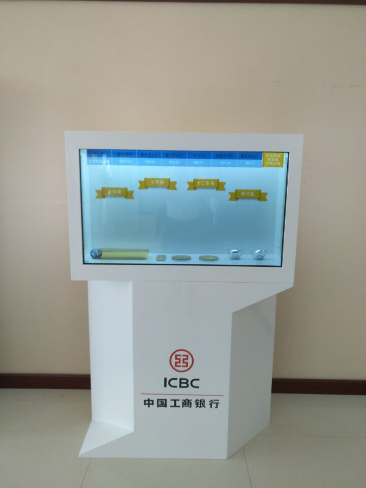 透明屏展柜-透明OLED显示屏与展柜融合